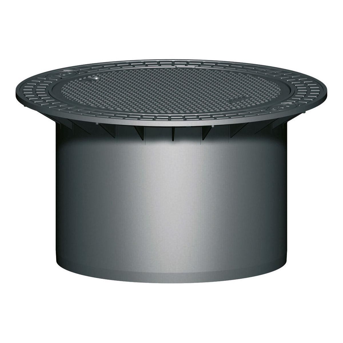 Teleskop-Domschacht Guss, schwarz, PKW-befahrbar, H 476 mm, D 850 mm, d 600 mm Teleskop-Domschacht Guss, schwarz, PKW-befahrbar, H 476 mm, D 850 mm, d 600 mm