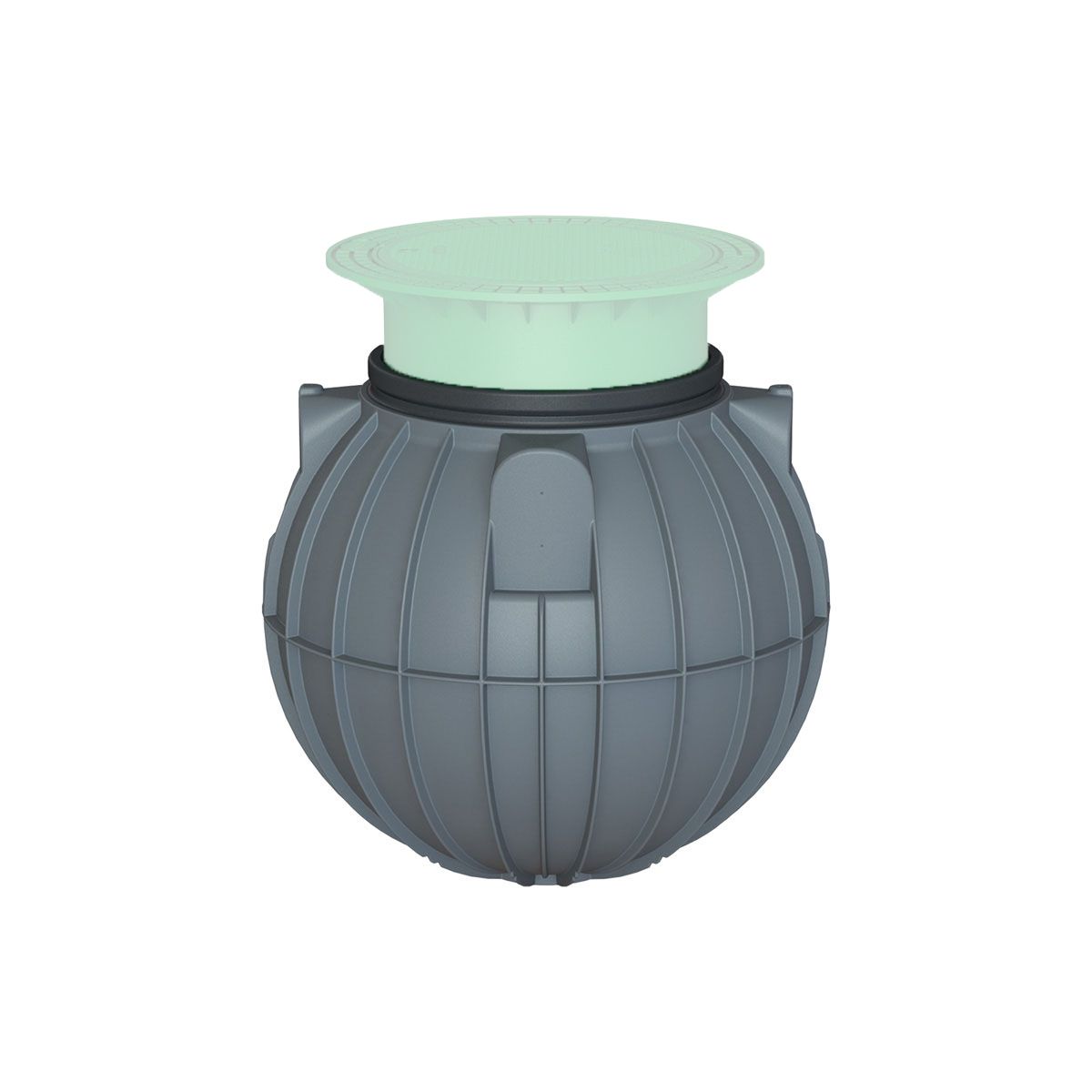 Universaltank Saphir, aus PE-LLD, grau, 600 l, D 1125 x 985 mm Universaltank Saphir, aus PE-LLD, grau, 600 l, D 1125 x 985 mm