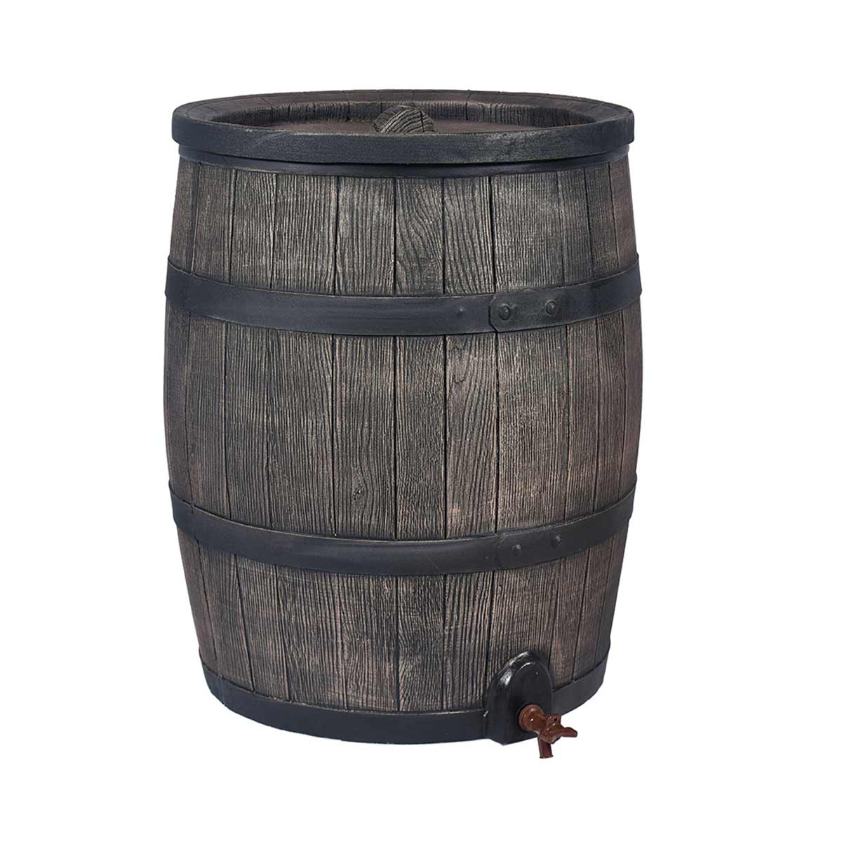 Regenfass Madera, aus PE, braun, 120 l, D 55 x 74 cm Regenfass Madera, aus PE, braun, 120 l, D 55 x 74 cm