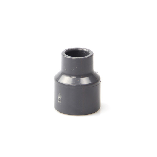 Reduktion lang zum Kleben, aus PVC, grau, d 20 x D 25 x d 16 mm, PN 16