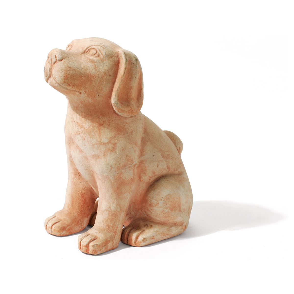 chien, en terre cuite, marron, 260 x 150 x 280 mm, 5 kg chien, en terre cuite, marron, 260 x 150 x 280 mm, 5 kg