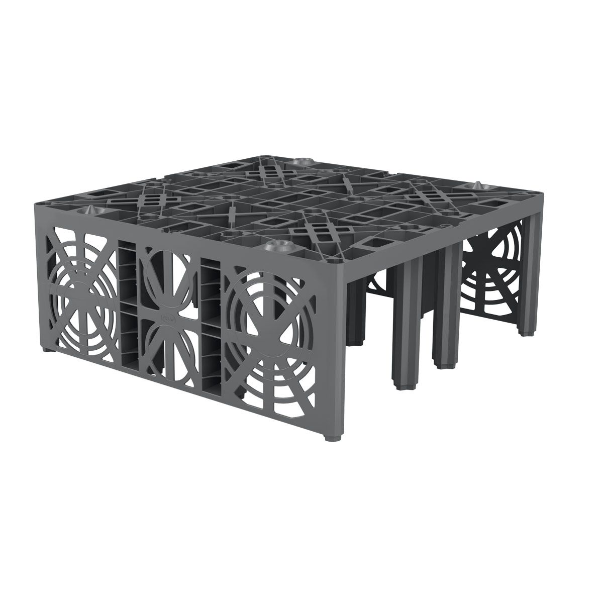 Rigolenmodul, EcoBloc Inspect flex, 800 x 800 x 320 mm Rigolenmodul, EcoBloc Inspect flex, 800 x 800 x 320 mm
