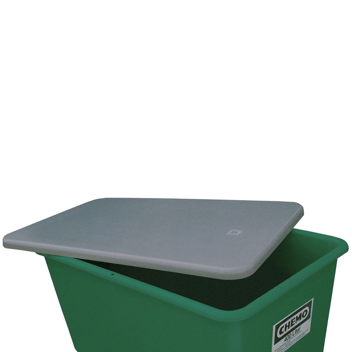 Deckel zu Stande, aus GFK, grau, 200 l, 1230 x 640 x 40 mm Deckel zu Stande, aus GFK, grau, 200 l, 1230 x 640 x 40 mm
