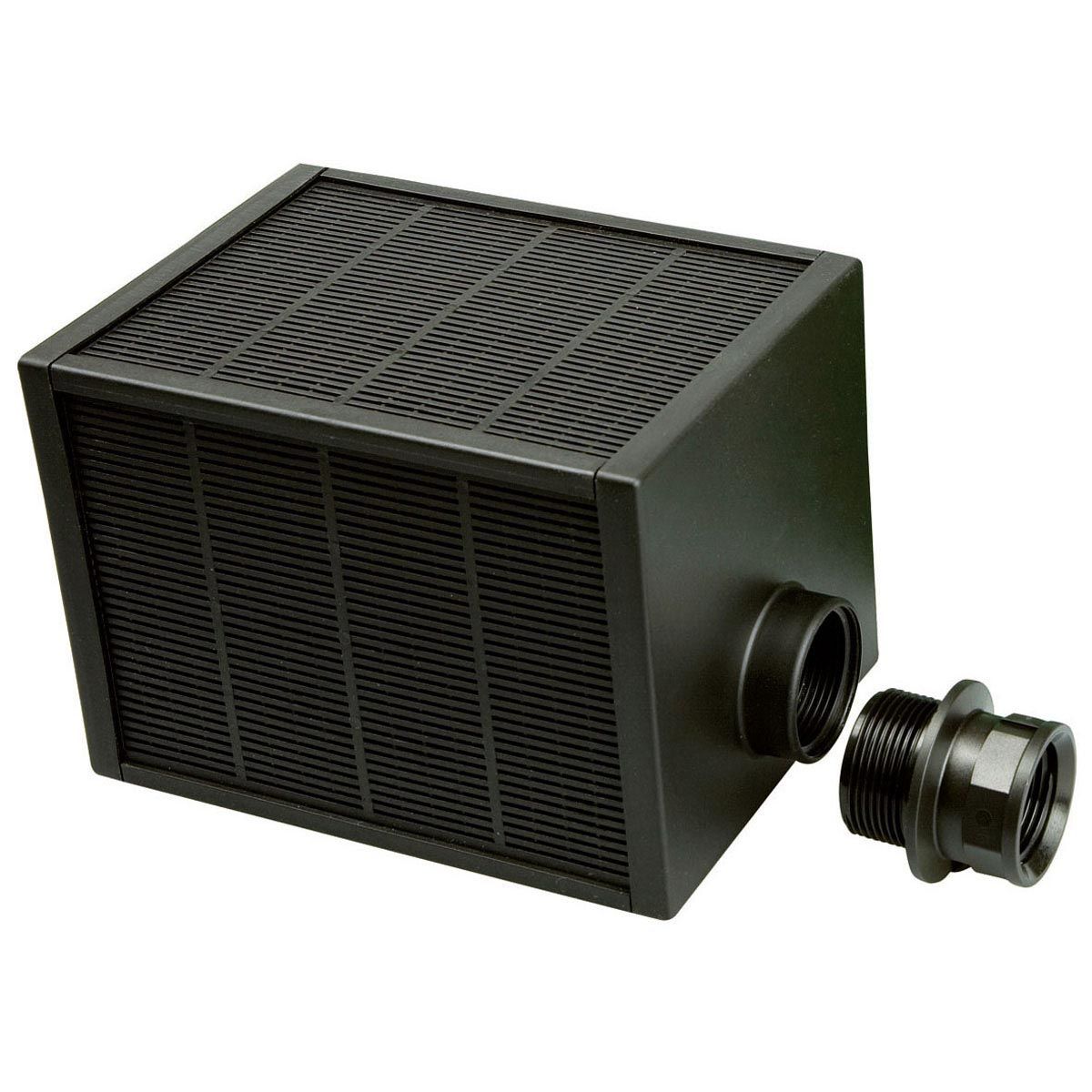 Vorfilter fein, Q 3000 - 10000 l/h, schwarz, 1' AG, 1 1/4' IG Vorfilter fein, Q 3000 - 10000 l/h, schwarz, 1' AG, 1 1/4' IG