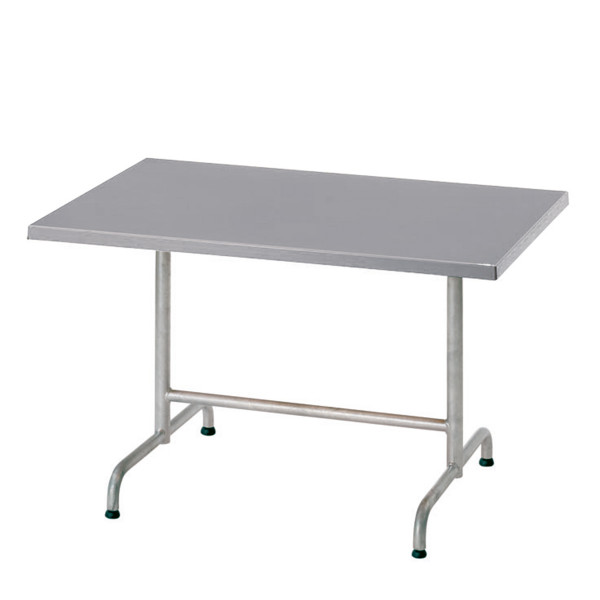 GFK Tisch silber 120x70