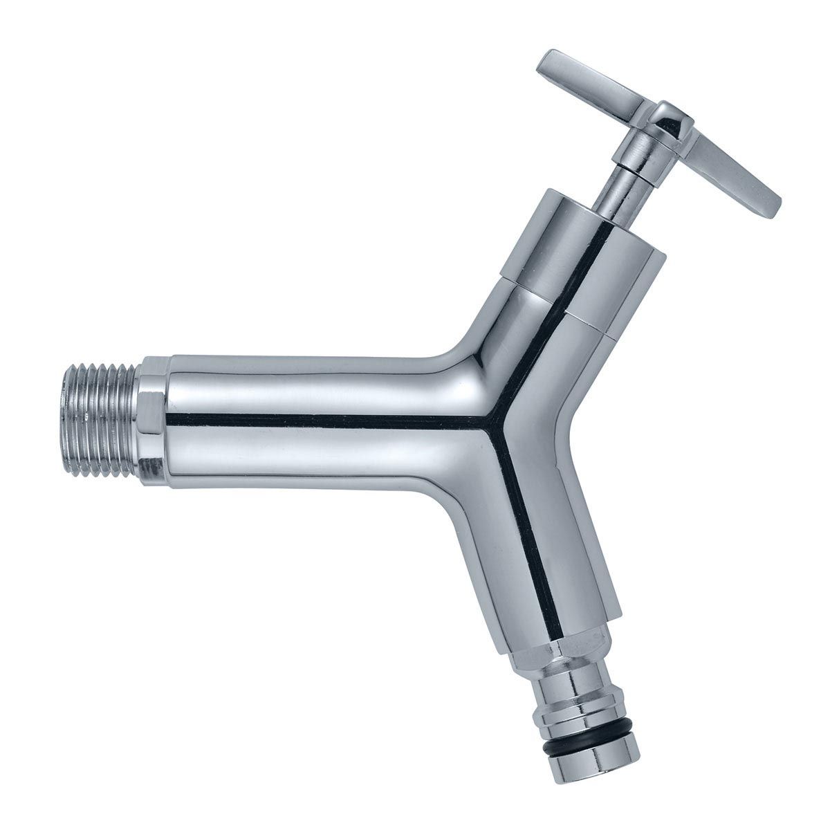 Auslaufhahn Design, aus Chrom, 3/4', 19 mm Auslaufhahn Design, aus Chrom, 3/4', 19 mm