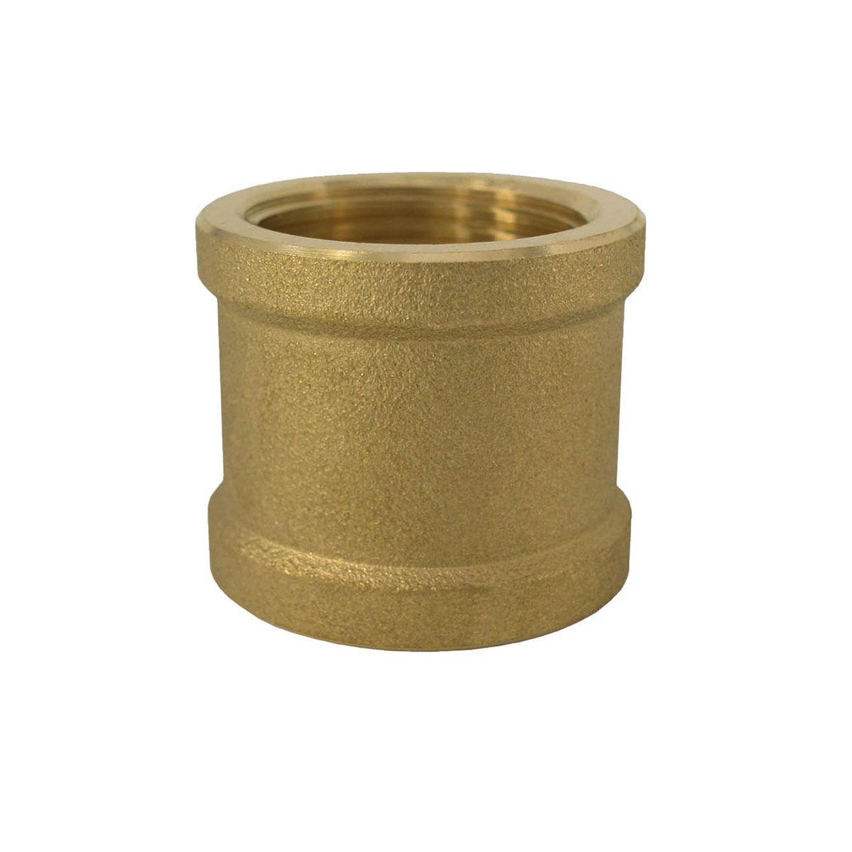 Gewindemuffe, aus Messing, 1/2' IG, 1/2' IG Gewindemuffe, aus Messing, 1/2' IG, 1/2' IG