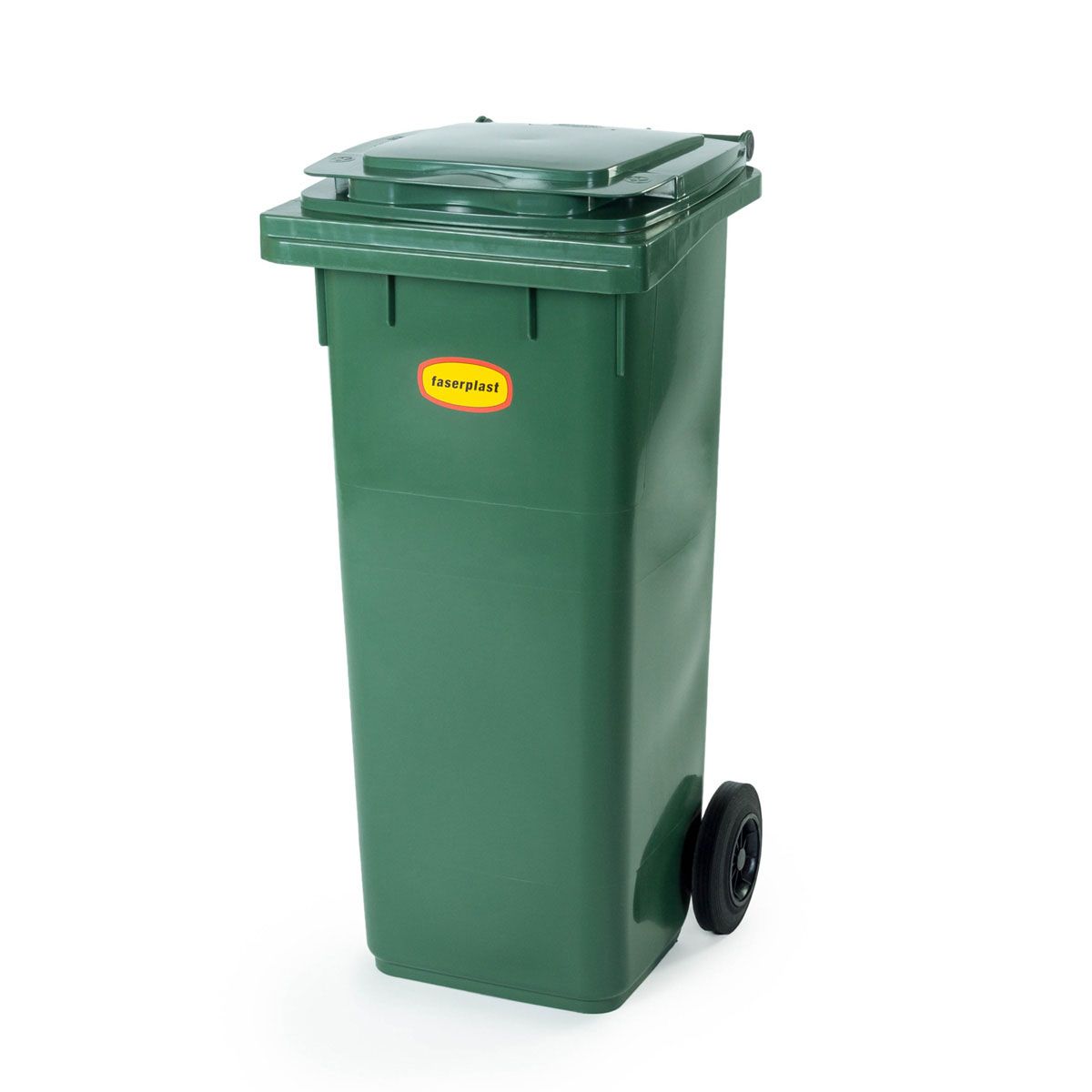 Rollabfallbehälter, aus PE-HD, grün, 140 l, 490 x 555 x 1100 mm Rollabfallbehälter, aus PE-HD, grün, 140 l, 490 x 555 x 1100 mm