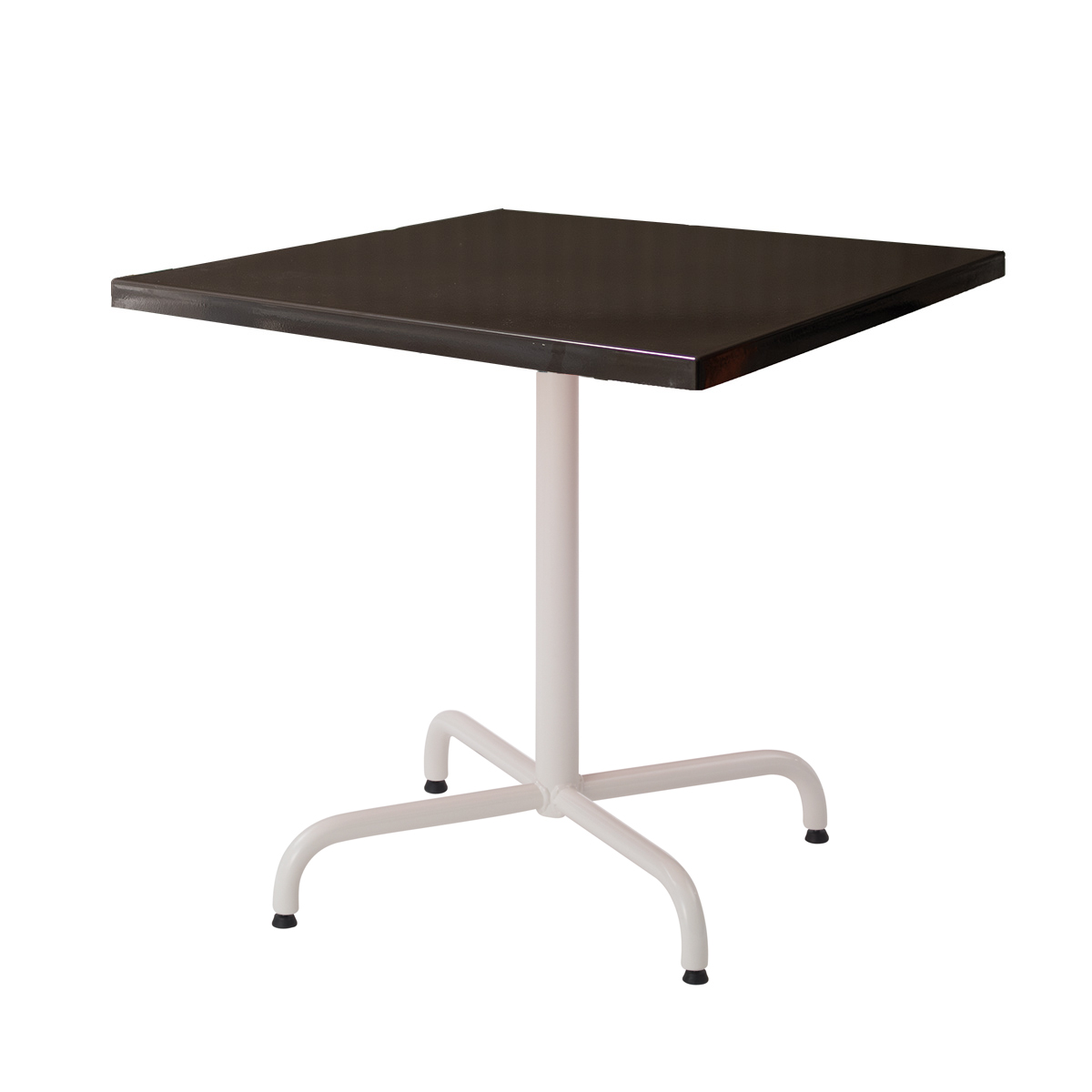 Table en PRV gris-marron 80x80
