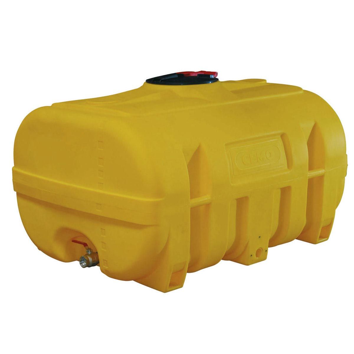Transportfass, aus PE, gelb eingefärbt, kofferförmig, 600 l, 1200 x 900 x 900 mm Transportfass, aus PE, gelb eingefärbt, kofferförmig, 600 l, 1200 x 900 x 900 mm