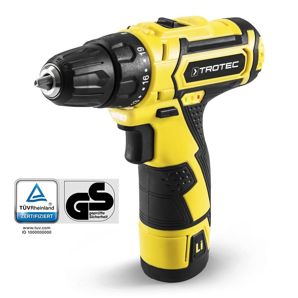 Perceuse-visseuse sans fil, 10-12V, 180 x 190 x 50 mm Perceuse-visseuse sans fil, 10-12V, 180 x 190 x 50 mm