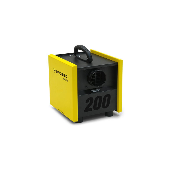 Adsorptionsluftentfeuchter, TTR 200, gelb/schwarz, 230 V, 0.45 kW, 80 m3/h, 0.25 kg/h