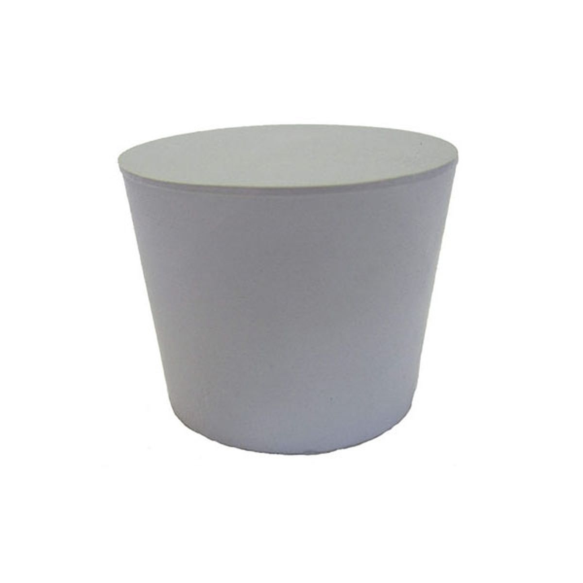 Gummistopfen, aus Naturkautschuk, grau, D 16 x D 21 x H 25 mm Gummistopfen, aus Naturkautschuk, grau, D 16 x D 21 x H 25 mm