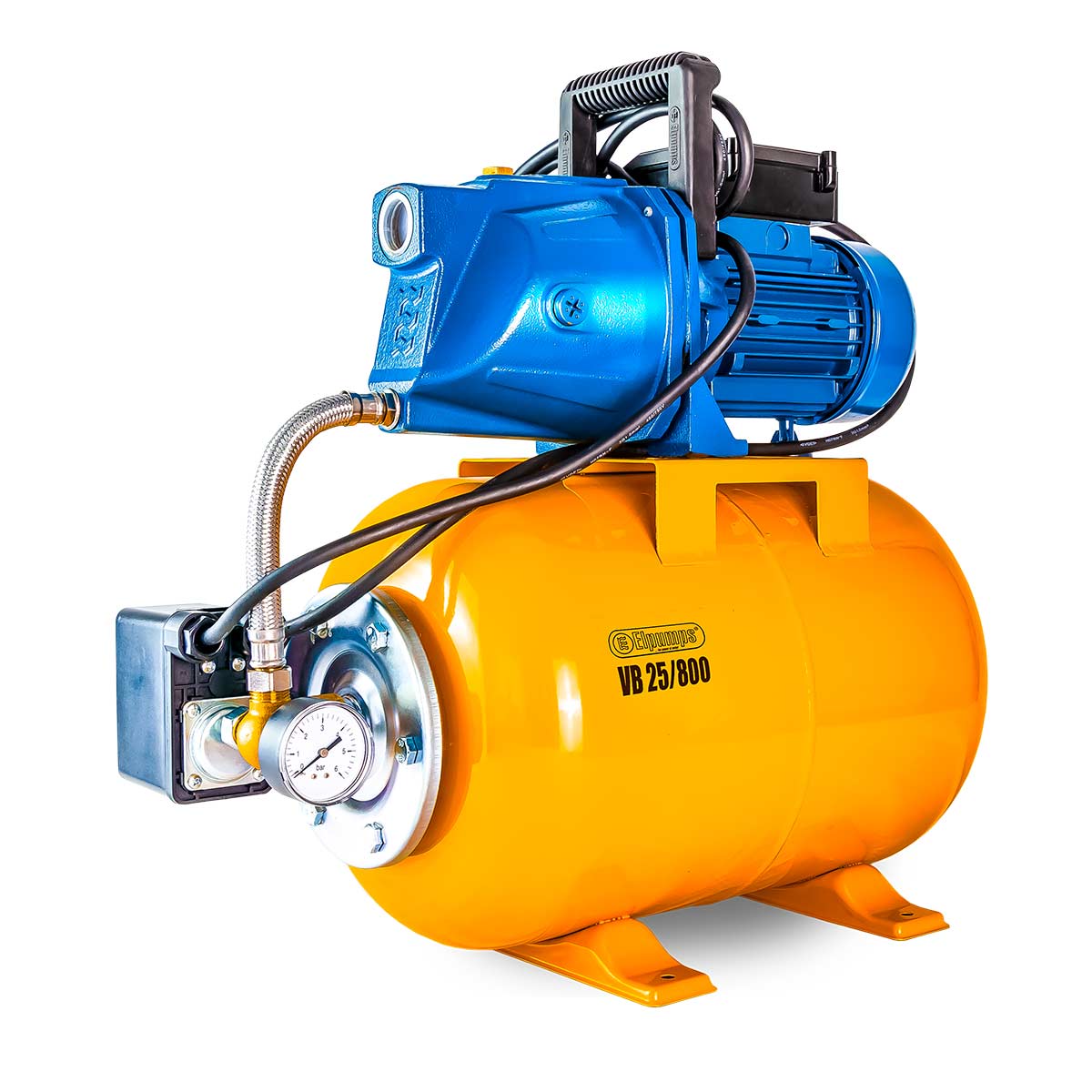 Hauswasserwerk VB 25/800, H max 40.0 m, Q max 3600 l/h, 0.8 kW, 525 x 285 x 580 mm, 1' IG, 230 V Hauswasserwerk VB 25/800, H max 40.0 m, Q max 3600 l/h, 0.8 kW, 525 x 285 x 580 mm, 1' IG, 230 V