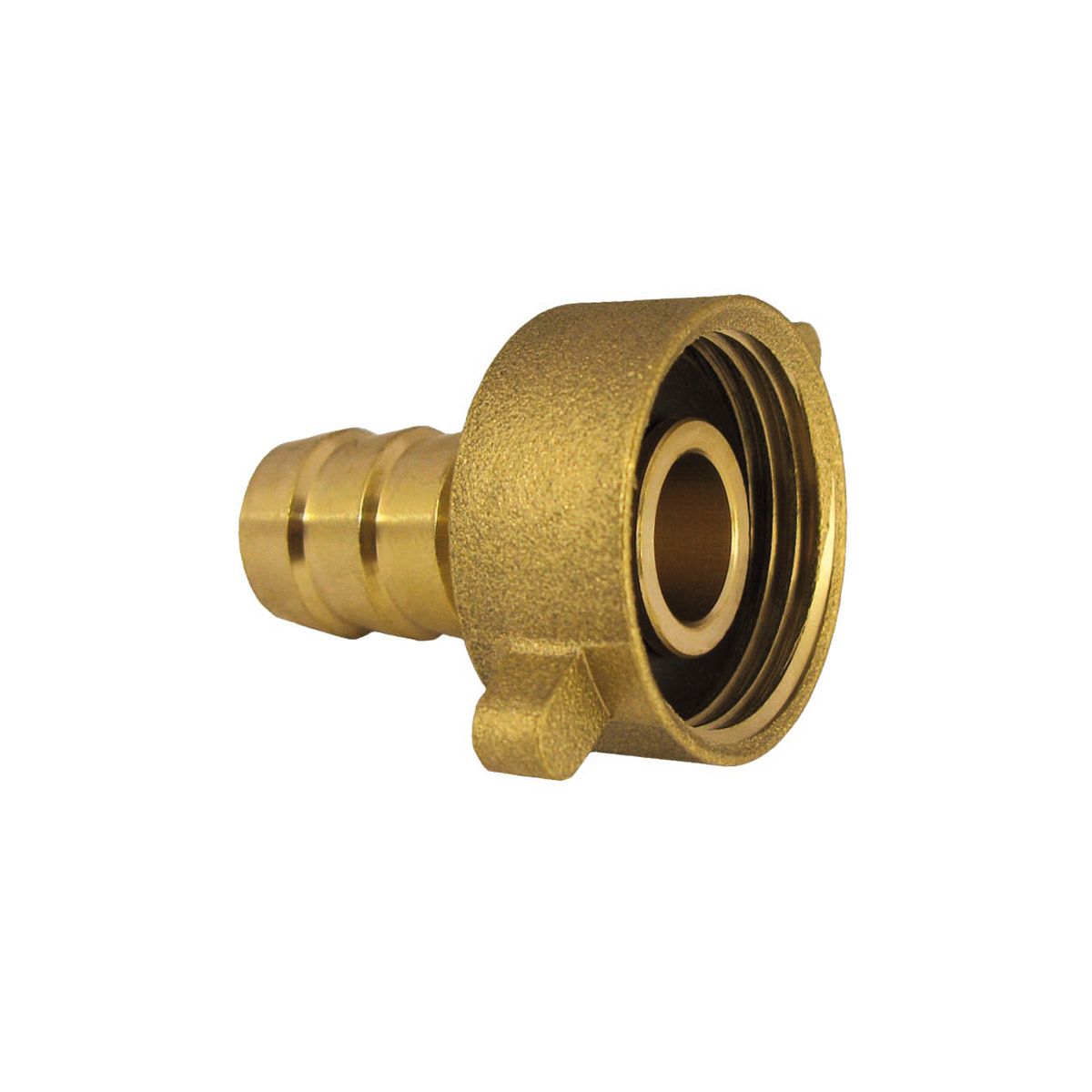 Schlauchverschraubung IG, aus Messing, mit Überwurfmutter, 1/2' IG, d 13 mm Schlauchverschraubung IG, aus Messing, mit Überwurfmutter, 1/2' IG, d 13 mm