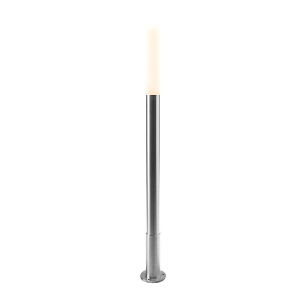 Standleuchte Nodin, Edelstahl, warm weiss, 12 V, 3 W, 1020 x 105 x 105 mm