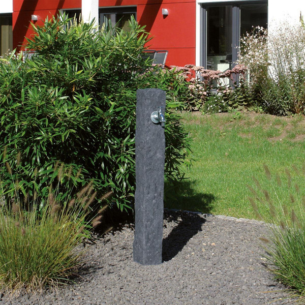 Wasserzapfsäule Edelstahl