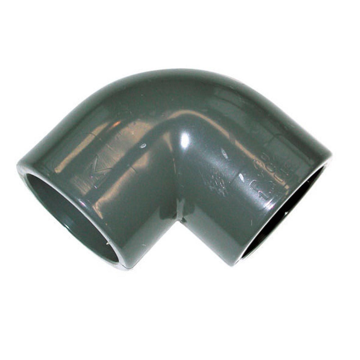 Winkel 90° zum Kleben, aus PVC, grau, d 16 mm, PN 16 Winkel 90° zum Kleben, aus PVC, grau, d 16 mm, PN 16