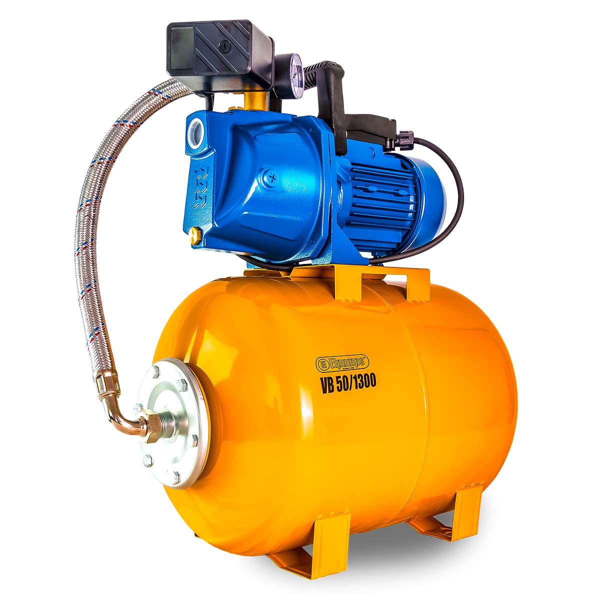 Hauswasserwerk VB 50/1300, H max 47.0 m, Q max 5400 l/h, 1.3 kW, 605 x 365 x 650 mm, 1' IG, 230 V Hauswasserwerk VB 50/1300, H max 47.0 m, Q max 5400 l/h, 1.3 kW, 605 x 365 x 650 mm, 1' IG, 230 V