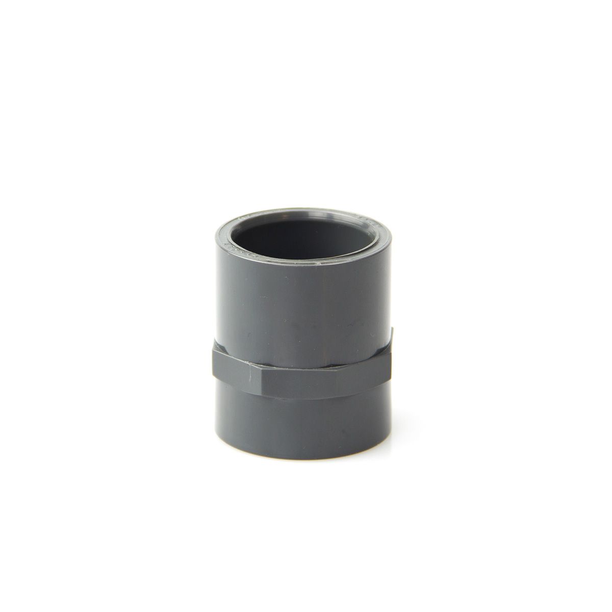 Muffe Kleben/Gewinde IG, aus PVC, grau, d 20 mm, 1/2', PN 16 Muffe Kleben/Gewinde IG, aus PVC, grau, d 20 mm, 1/2', PN 16