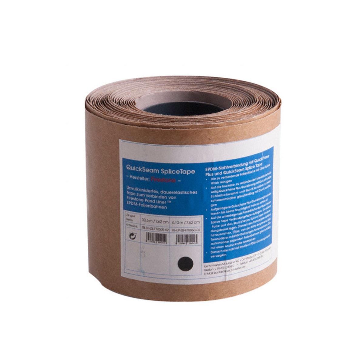 Nahtband QuickSeam Splice Tape, vulkanisierend und dauerelastisch, 7.62 x 0.076 m Nahtband QuickSeam Splice Tape, vulkanisierend und dauerelastisch, 7.62 x 0.076 m