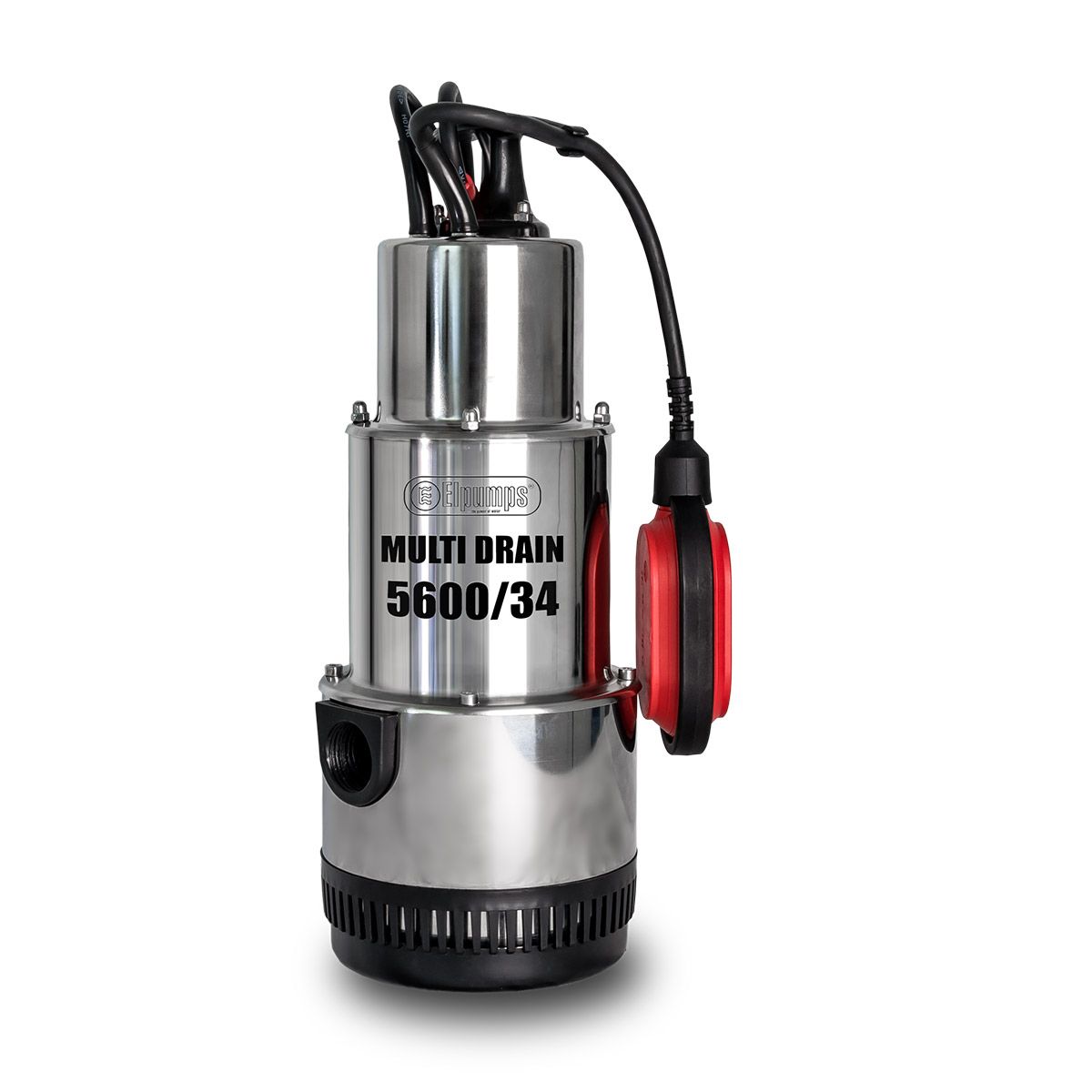 Tauchdruckpumpe MultiDrain 5600/34, H max 34.0 m, Q max 5600 l/h, 0.9 kW, 220 x 185 x 420 mm, 1' IG, 230 V Tauchdruckpumpe MultiDrain 5600/34, H max 34.0 m, Q max 5600 l/h, 0.9 kW, 220 x 185 x 420 mm, 1' IG, 230 V