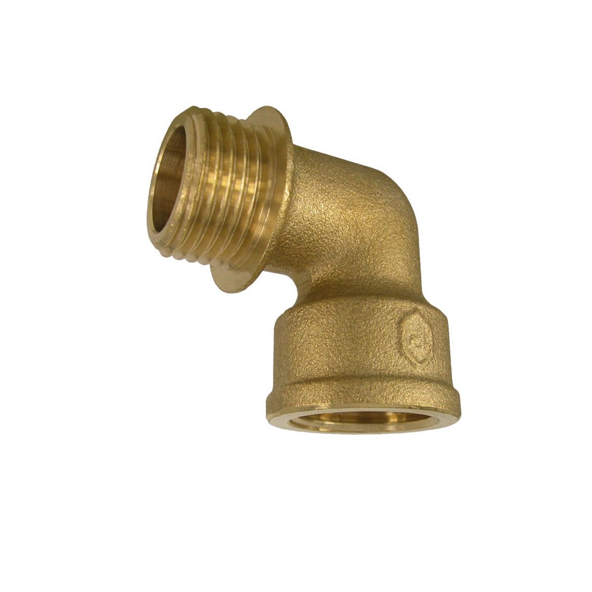 Winkelstück 90°, aus Messing, 3/8' IG, 3/8' AG Winkelstück 90°, aus Messing, 3/8' IG, 3/8' AG