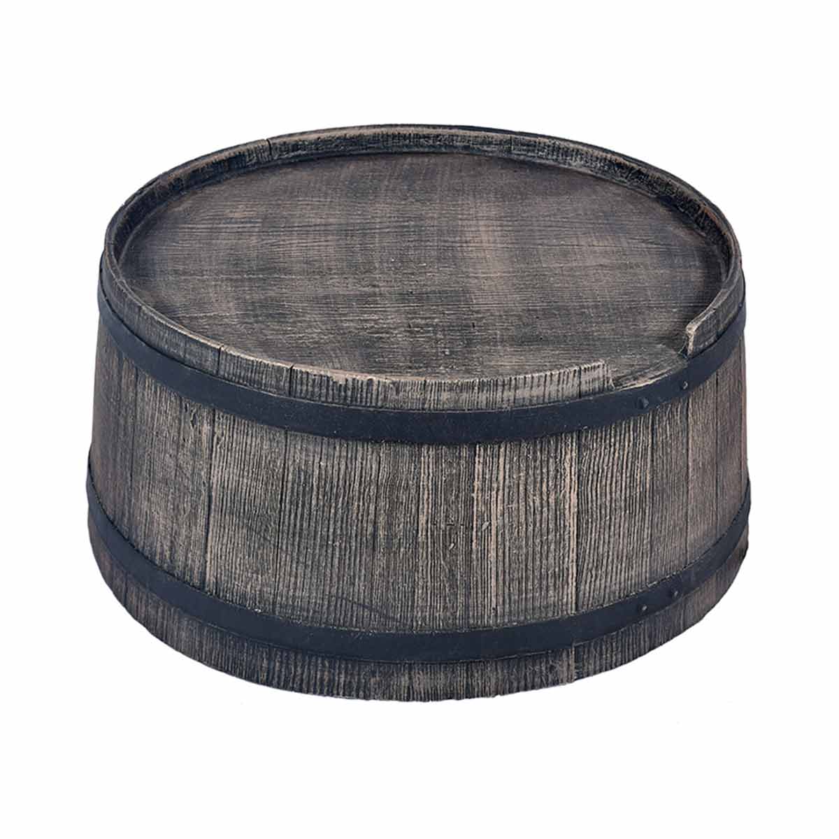 Support Madera 240 l, en PE, brun, 240 l, D 67 x 32 cm Support Madera 240 l, en PE, brun, 240 l, D 67 x 32 cm