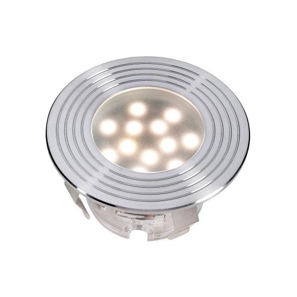 Einbauleuchte Doba R2, aus Edelstahl, 1 W LED, warm weiss, 12 V, 45 x 75 mm