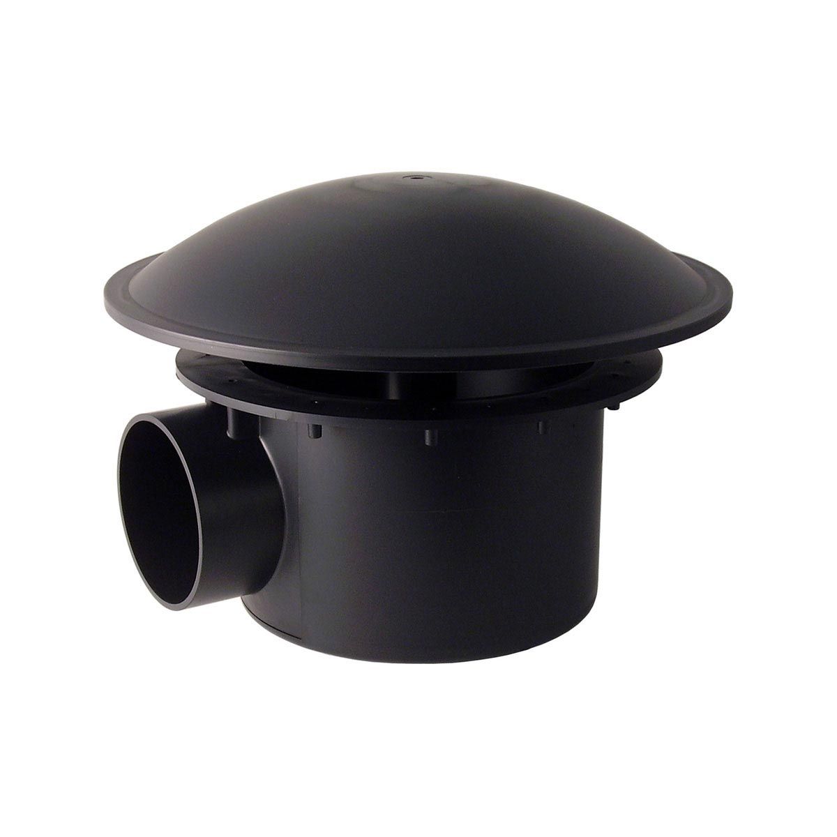 Bodenablauf, aus PVC, schwarz, 110 mm Bodenablauf, aus PVC, schwarz, 110 mm