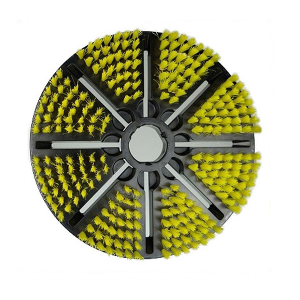 Vacugrip-Bürste zu Biber 22, gelb, weich, D 250 mm