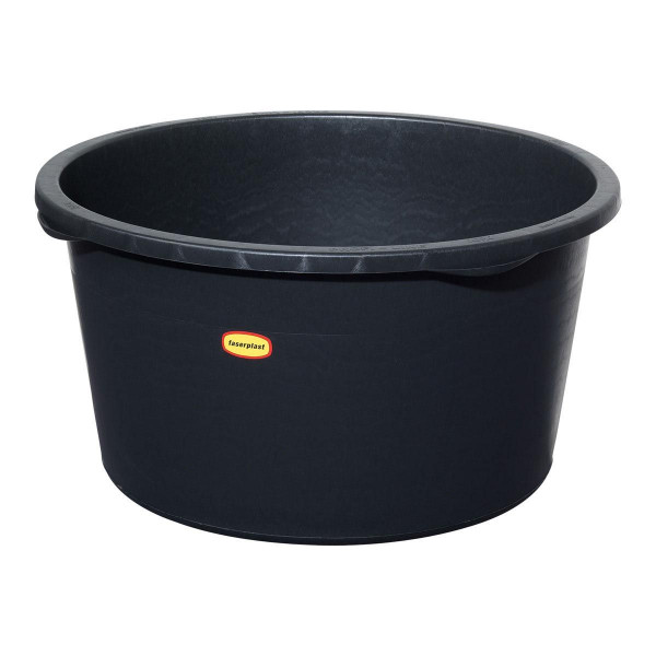 Rundbecken, aus PE, schwarz, 90 l, D 660 x 350 mm