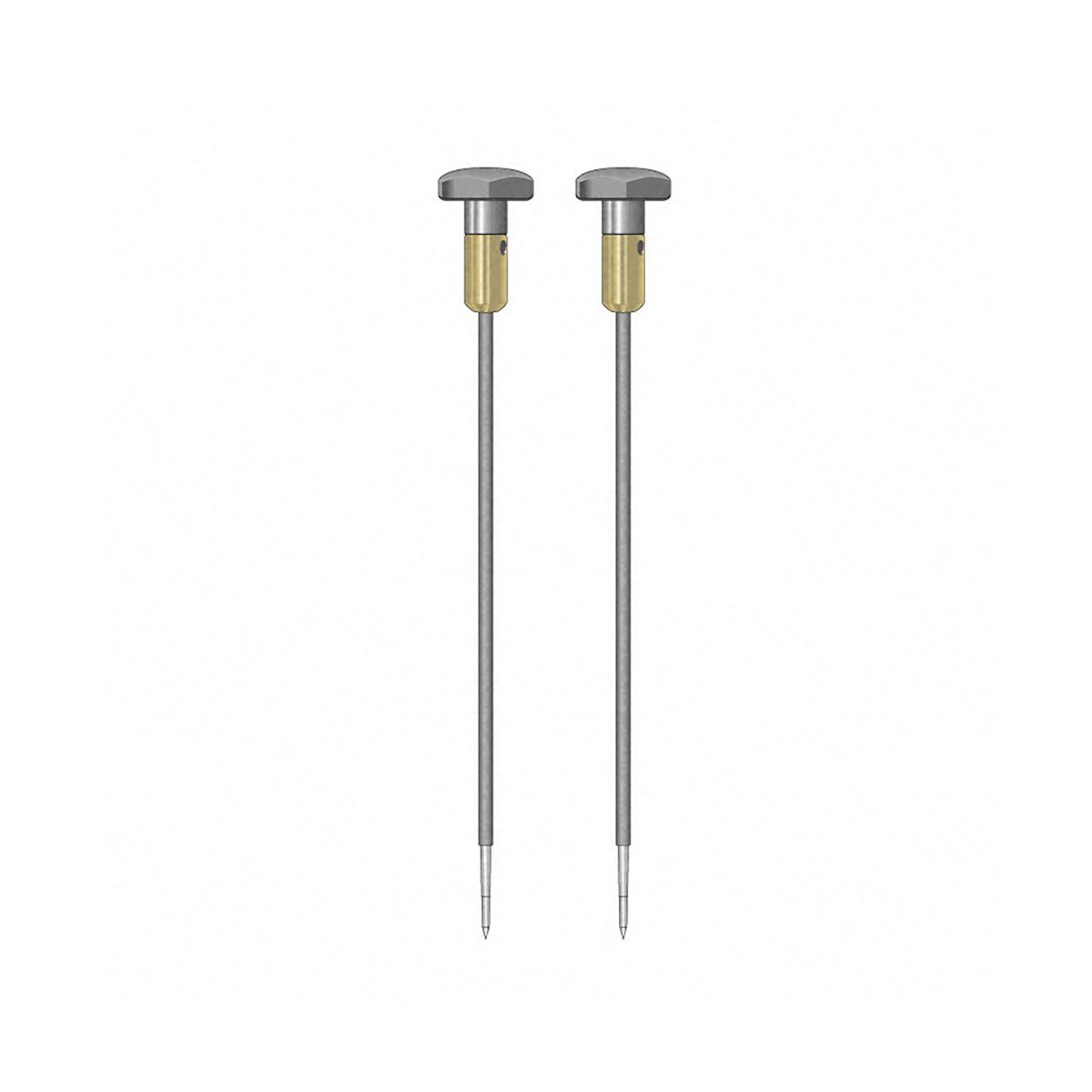 Rund-Elektrodenpaar, TS 012/200 isoliert, D 4 mm, 200 mm Rund-Elektrodenpaar, TS 012/200 isoliert, D 4 mm, 200 mm