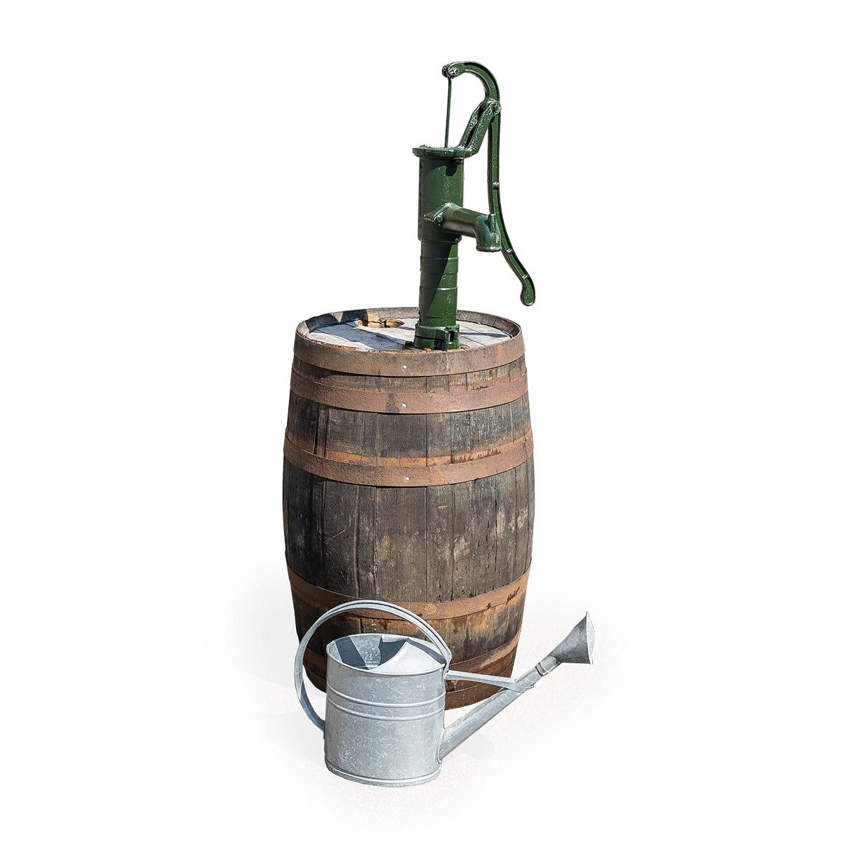 Fût à whisky avec pompe rotative à main Fût à whisky avec pompe rotative à main