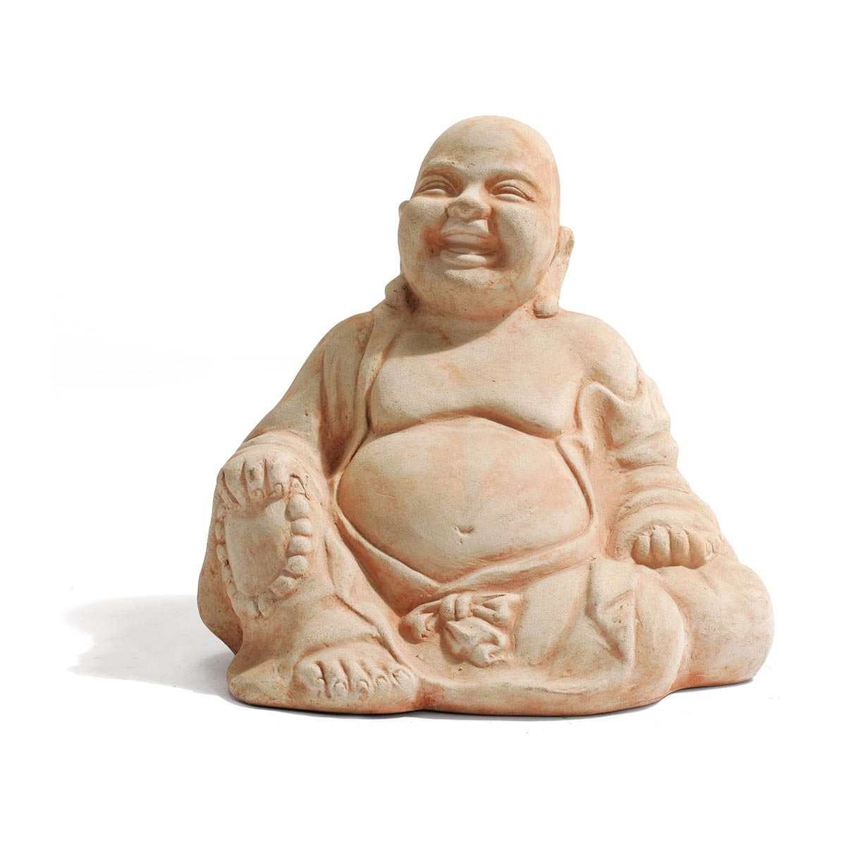 Buddha, en terre cuite, marron, 350 x 270 x 350 mm, 10 kg Buddha, en terre cuite, marron, 350 x 270 x 350 mm, 10 kg