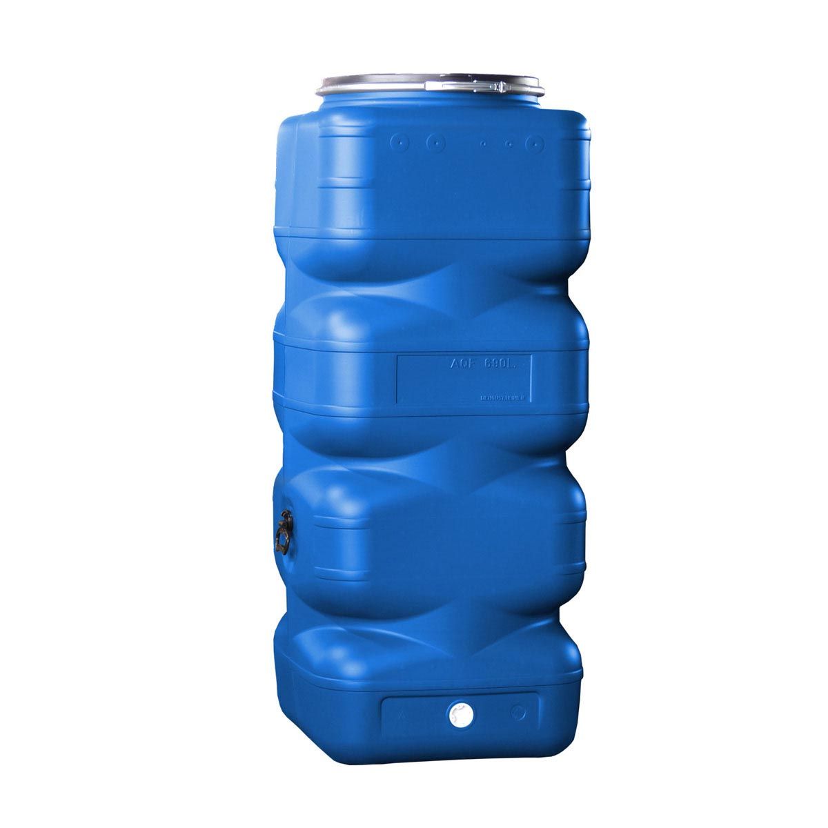 Lagertank AQF, aus PE-HD, blau, 690 l, 720 x 720 x 1695 mm Lagertank AQF, aus PE-HD, blau, 690 l, 720 x 720 x 1695 mm