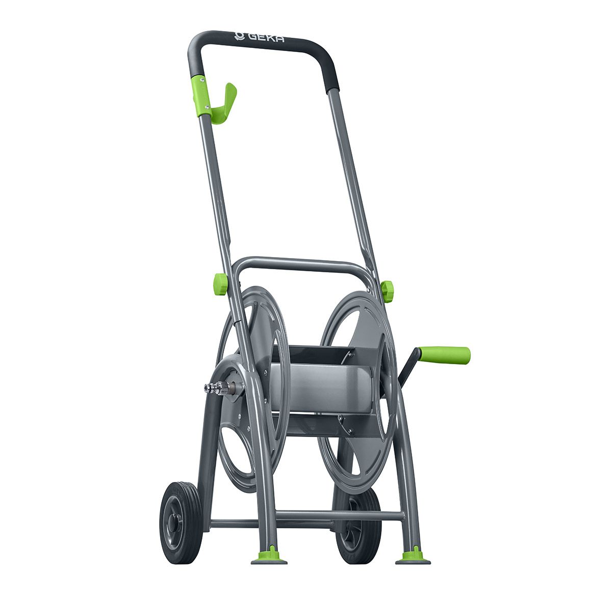 Schlauchwagen P25, aus Stahl, dunkelgrau, 25 - 50 m Schlauchwagen P25, aus Stahl, dunkelgrau, 25 - 50 m