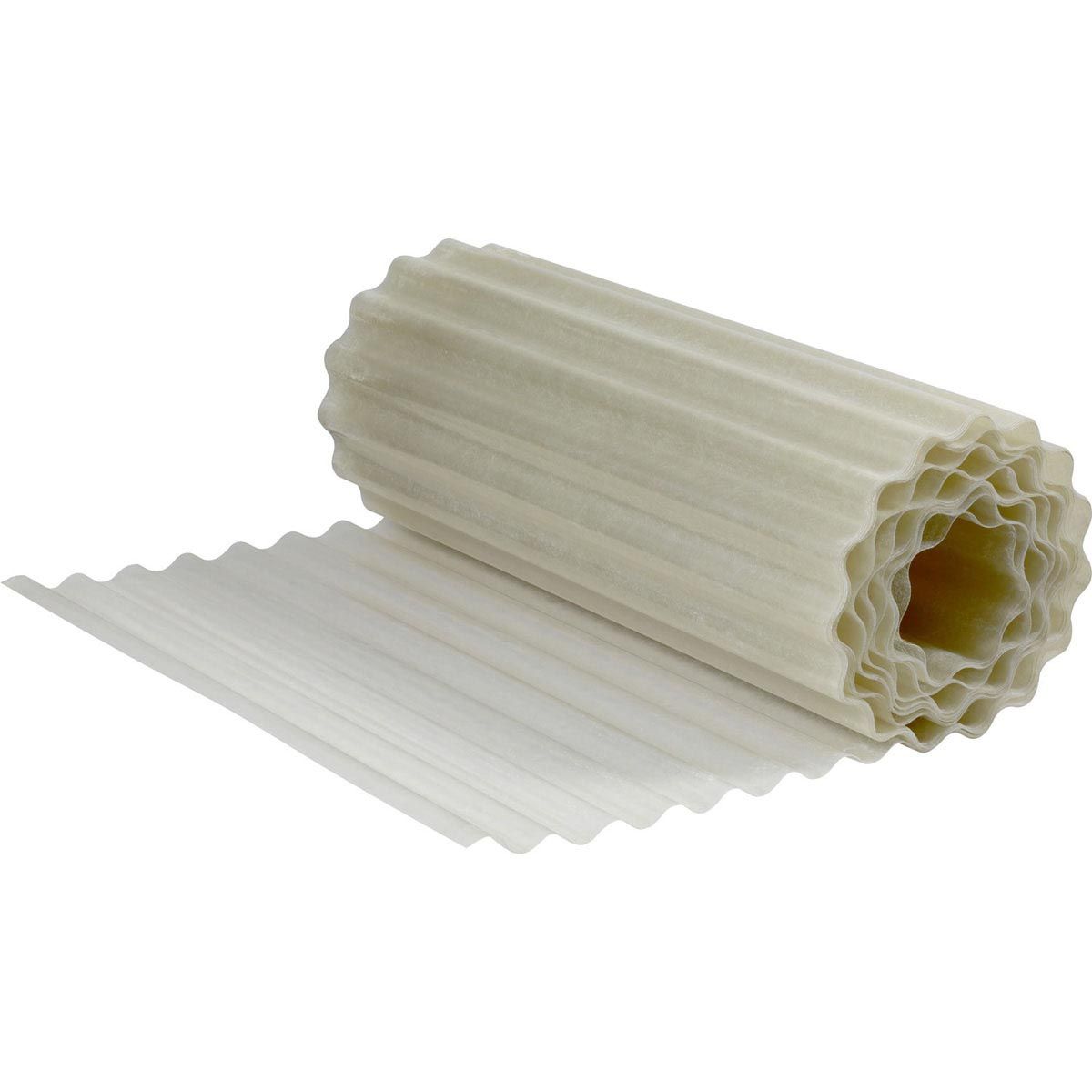 Wellplatte, aus PES, farblos, 20000 x 1000 x 1 mm Wellplatte, aus PES, farblos, 20000 x 1000 x 1 mm