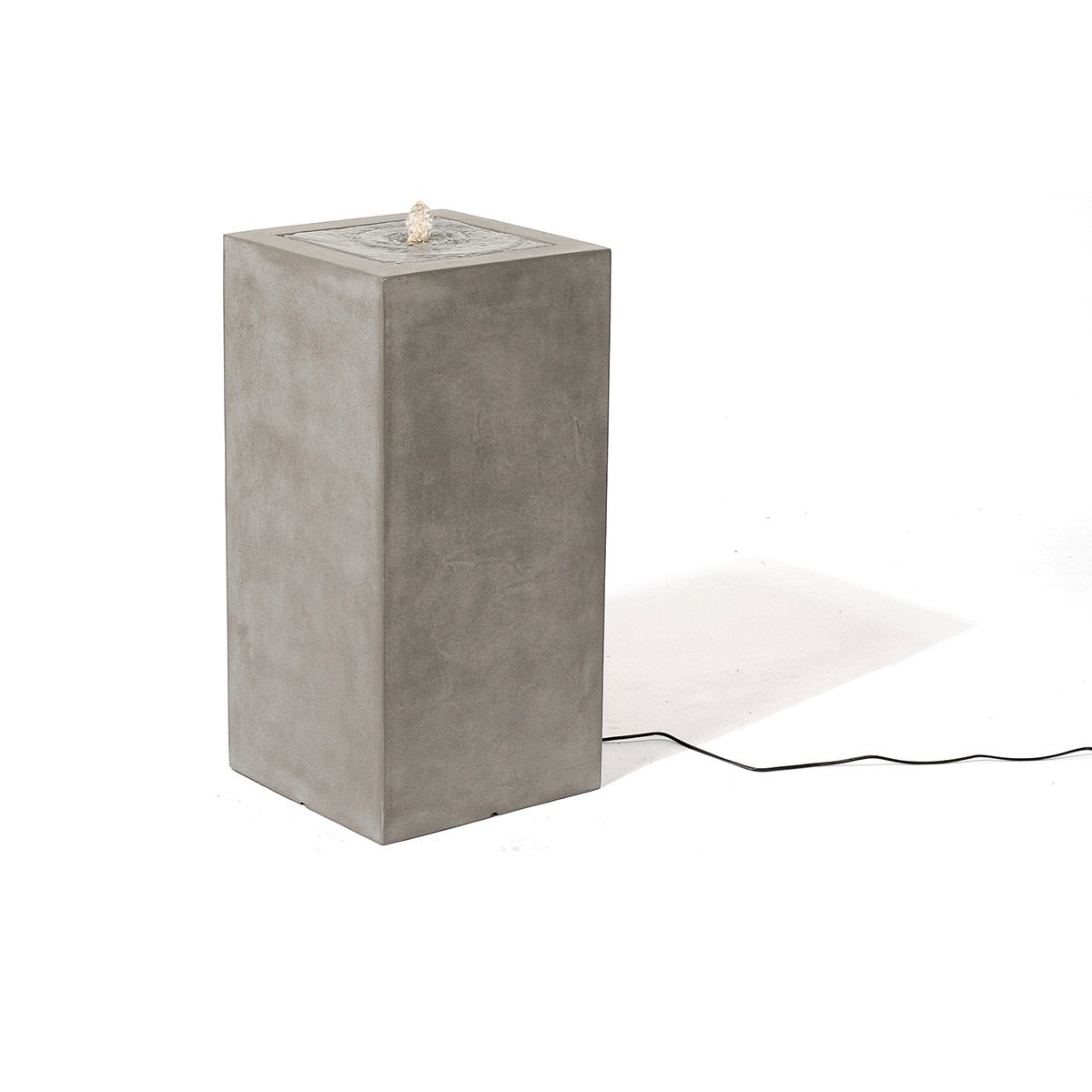Wasserspiel Brunnen, aus GFK, Beton, 370 x 370 x 750 mm, 12 V, 14 kg Wasserspiel Brunnen, aus GFK, Beton, 370 x 370 x 750 mm, 12 V, 14 kg