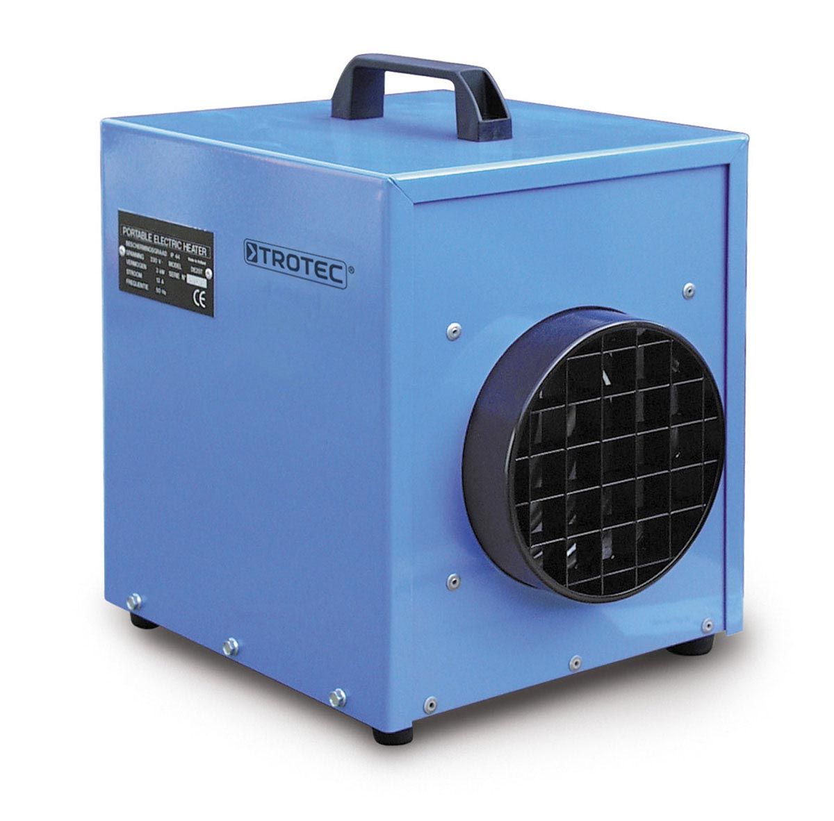Chauffage électrique professionnel, TDE 25, blanc/gris, 230 V, 3 kW, 250 m3/h Chauffage électrique professionnel, TDE 25, blanc/gris, 230 V, 3 kW, 250 m3/h