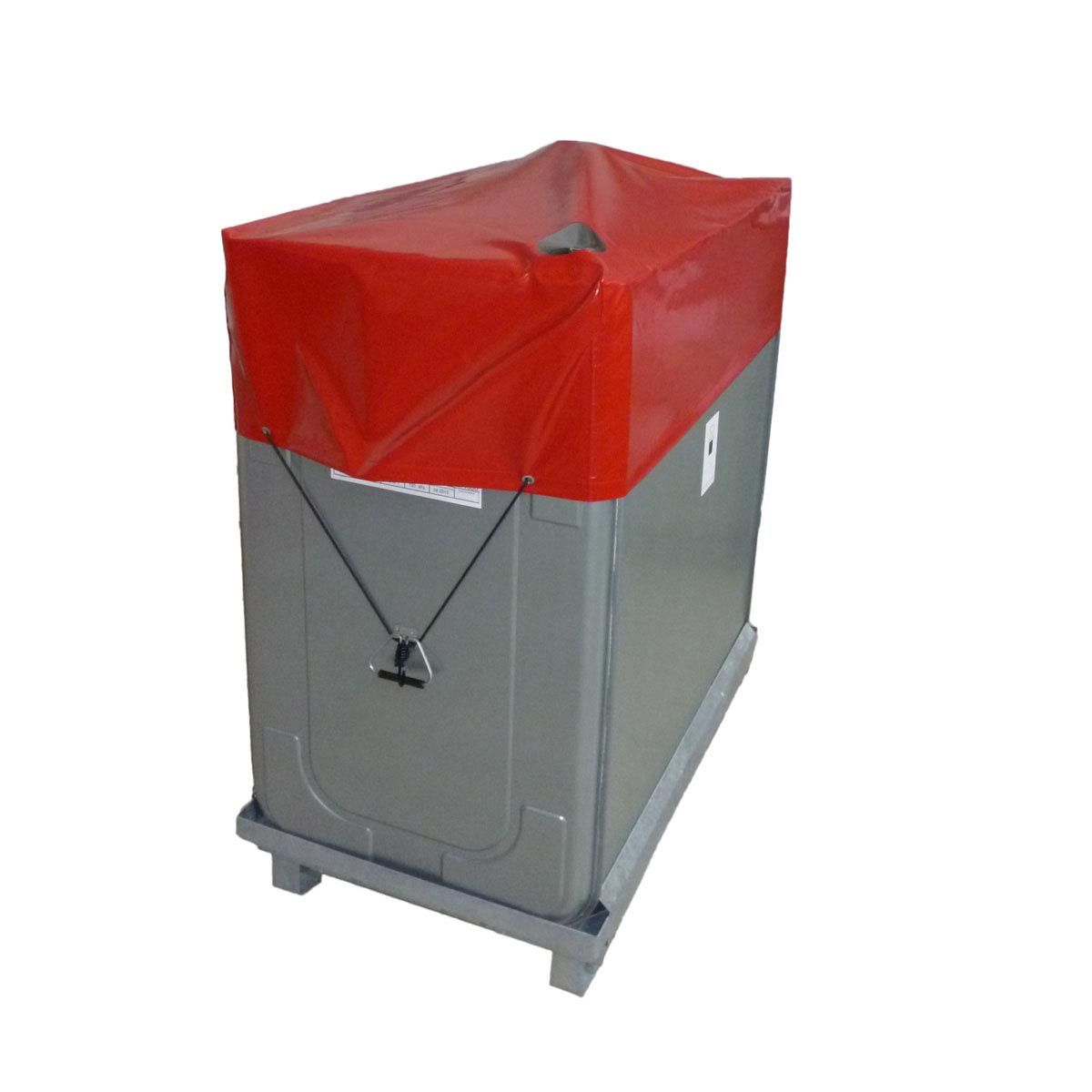 Schutzhaube zu Multitech Heizöltank, zu 400 l, Kunststoffblache, rot, Schutzhaube zu Multitech Heizöltank, zu 400 l, Kunststoffblache, rot,