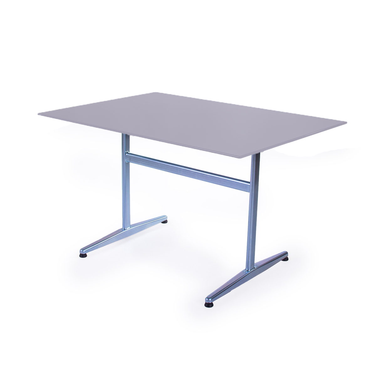 Table en PRV elegance gris platine mat 120x80 Table en PRV elegance gris platine mat 120x80
