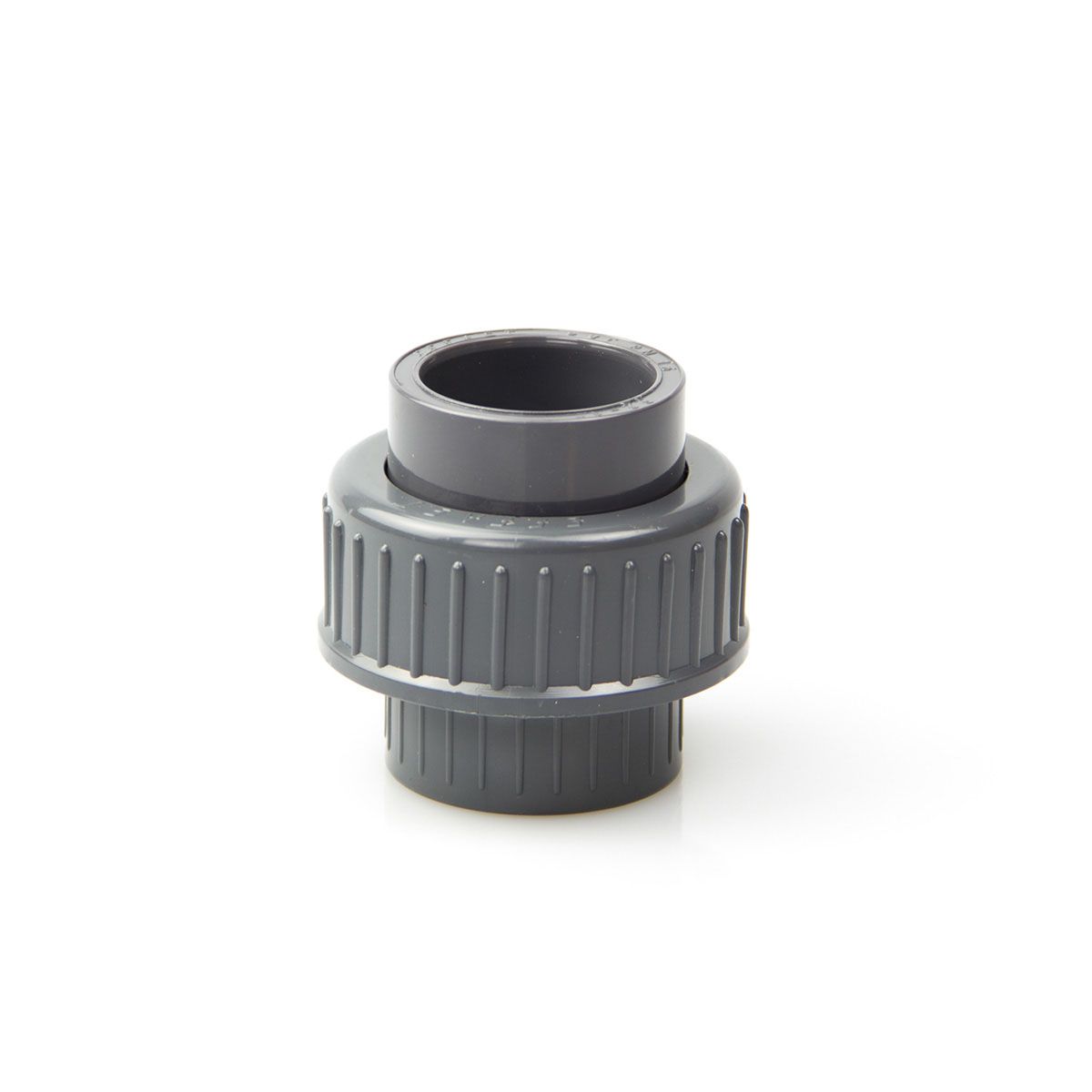 Verschraubung Kleben/Gewinde, aus PVC, grau, d 20 mm, 1/2' IG, PN 16 Verschraubung Kleben/Gewinde, aus PVC, grau, d 20 mm, 1/2' IG, PN 16