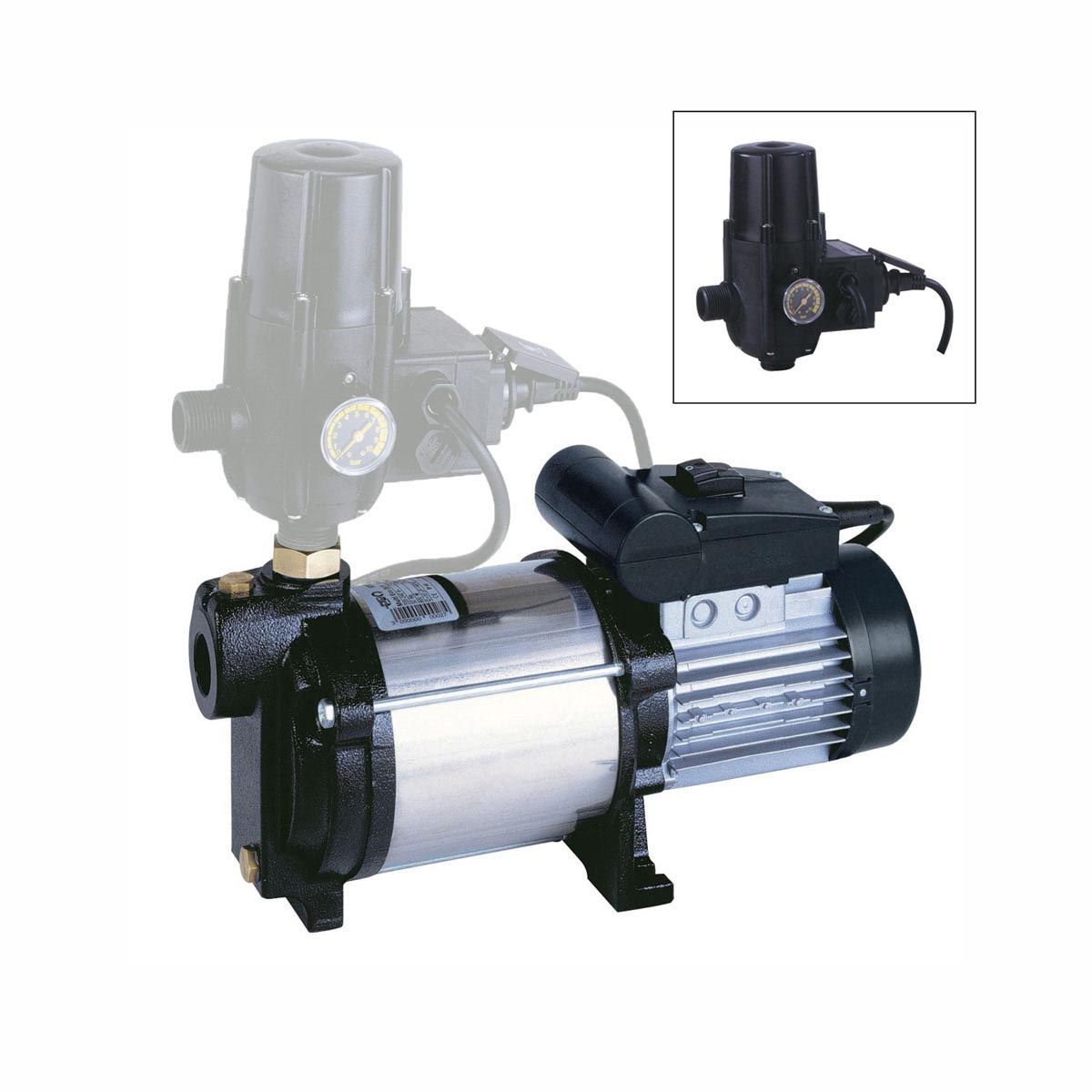 Regenwasserpumpe Superinox 15/4, H max. 35 m, Q max. 3600 l/h, 0.66 kW, 1' IG/IG Regenwasserpumpe Superinox 15/4, H max. 35 m, Q max. 3600 l/h, 0.66 kW, 1' IG/IG