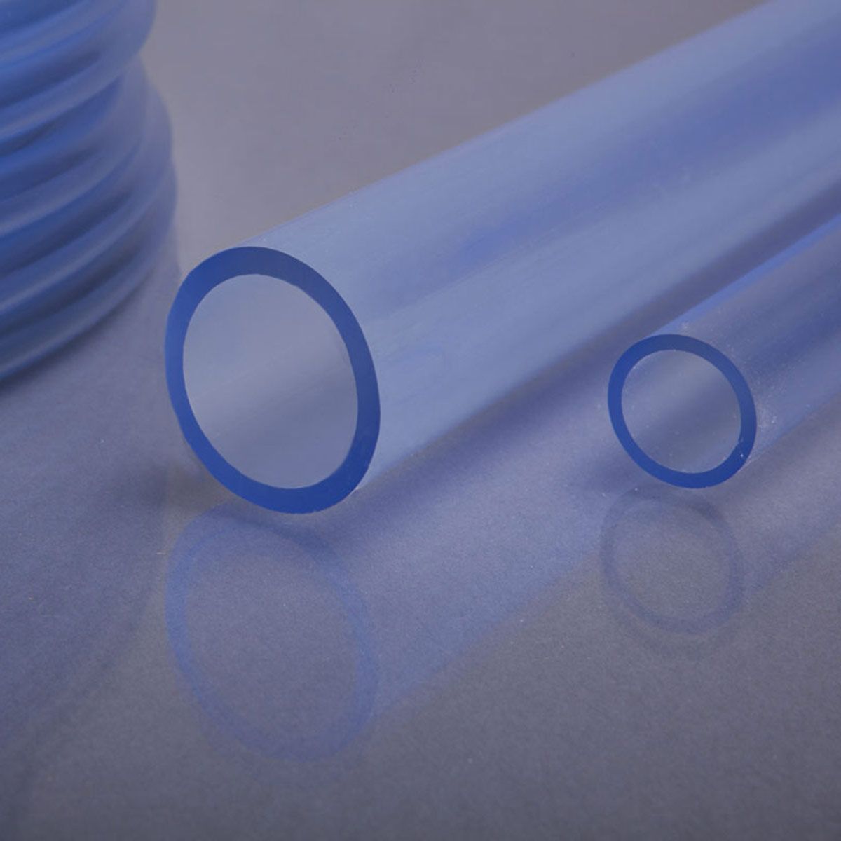 Universalschlauch Zuschnitt, aus PVC, transparent, L 100 m, d 4 mm, D 7 mm Universalschlauch Zuschnitt, aus PVC, transparent, L 100 m, d 4 mm, D 7 mm