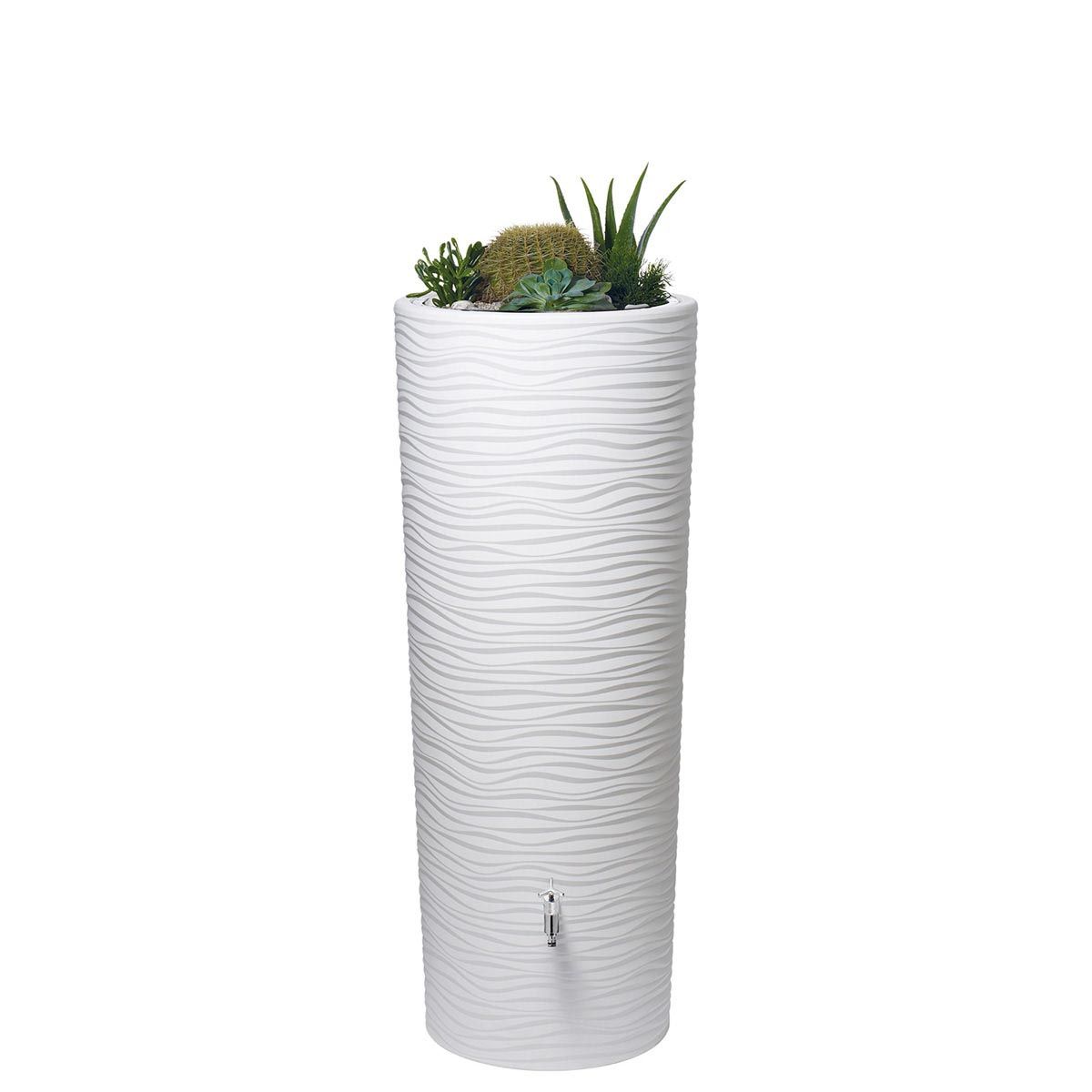 Regenspeicher Natura, aus PE-HD, arctic, 350 l, 620 x 1500 mm Regenspeicher Natura, aus PE-HD, arctic, 350 l, 620 x 1500 mm