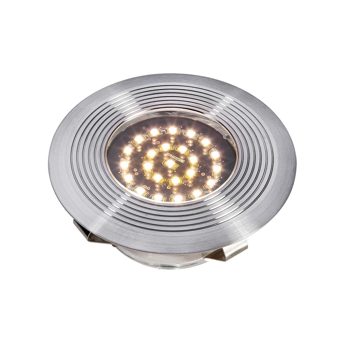 Einbauleuchte Mika R1, aus Edelstahl, 2 W LED, warm weiss, 12 V, 45 x 105 mm Einbauleuchte Mika R1, aus Edelstahl, 2 W LED, warm weiss, 12 V, 45 x 105 mm